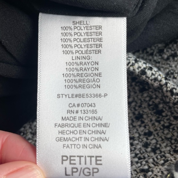 Anthropologie Eri + Ali Tweed Dress - size LP - Picture 11 of 11